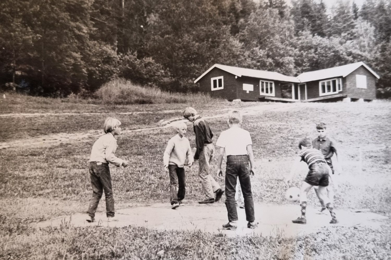 Arkivbild från Brevik, 1950-tal