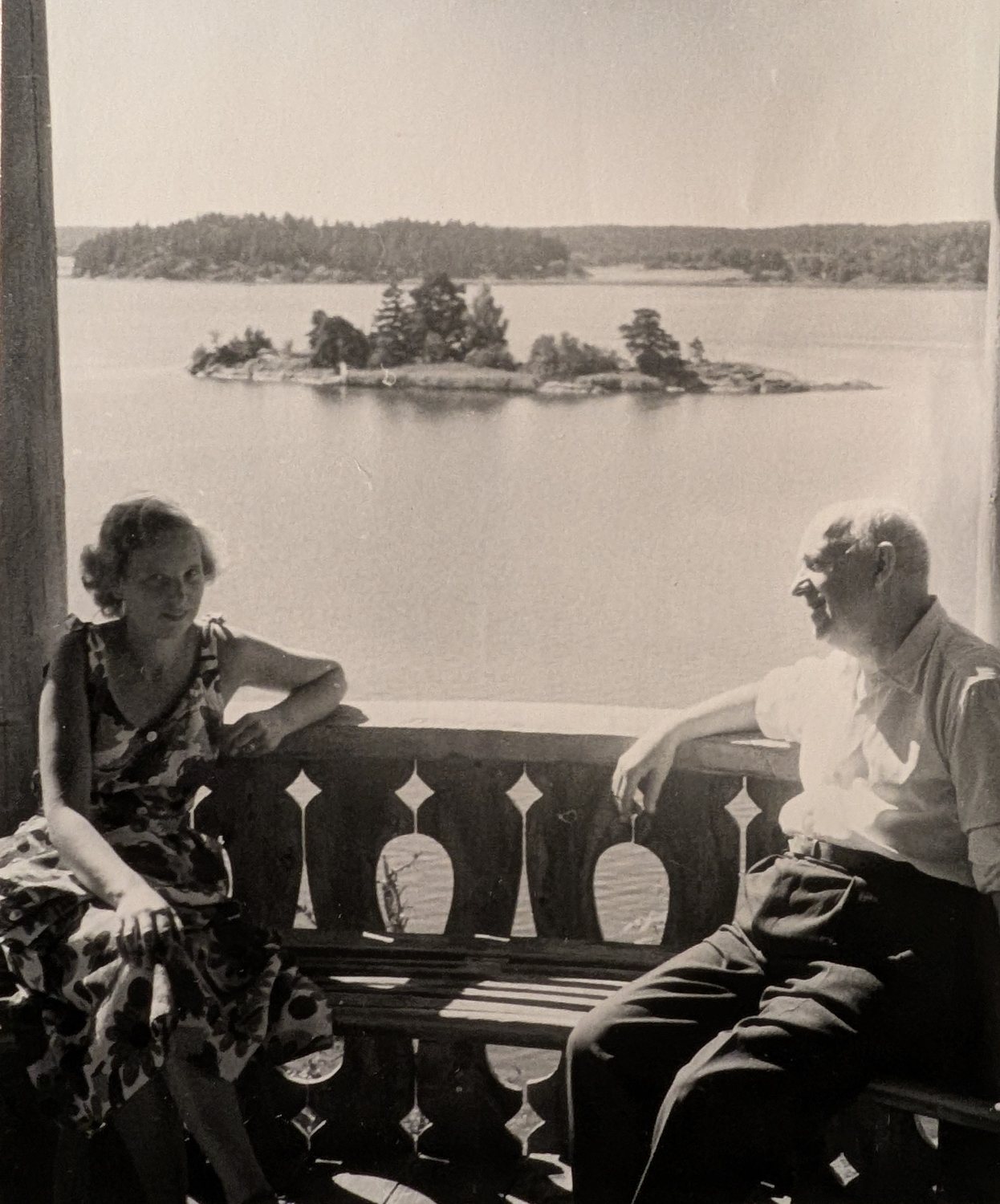 Arkivbild från Brevik, 1950-tal