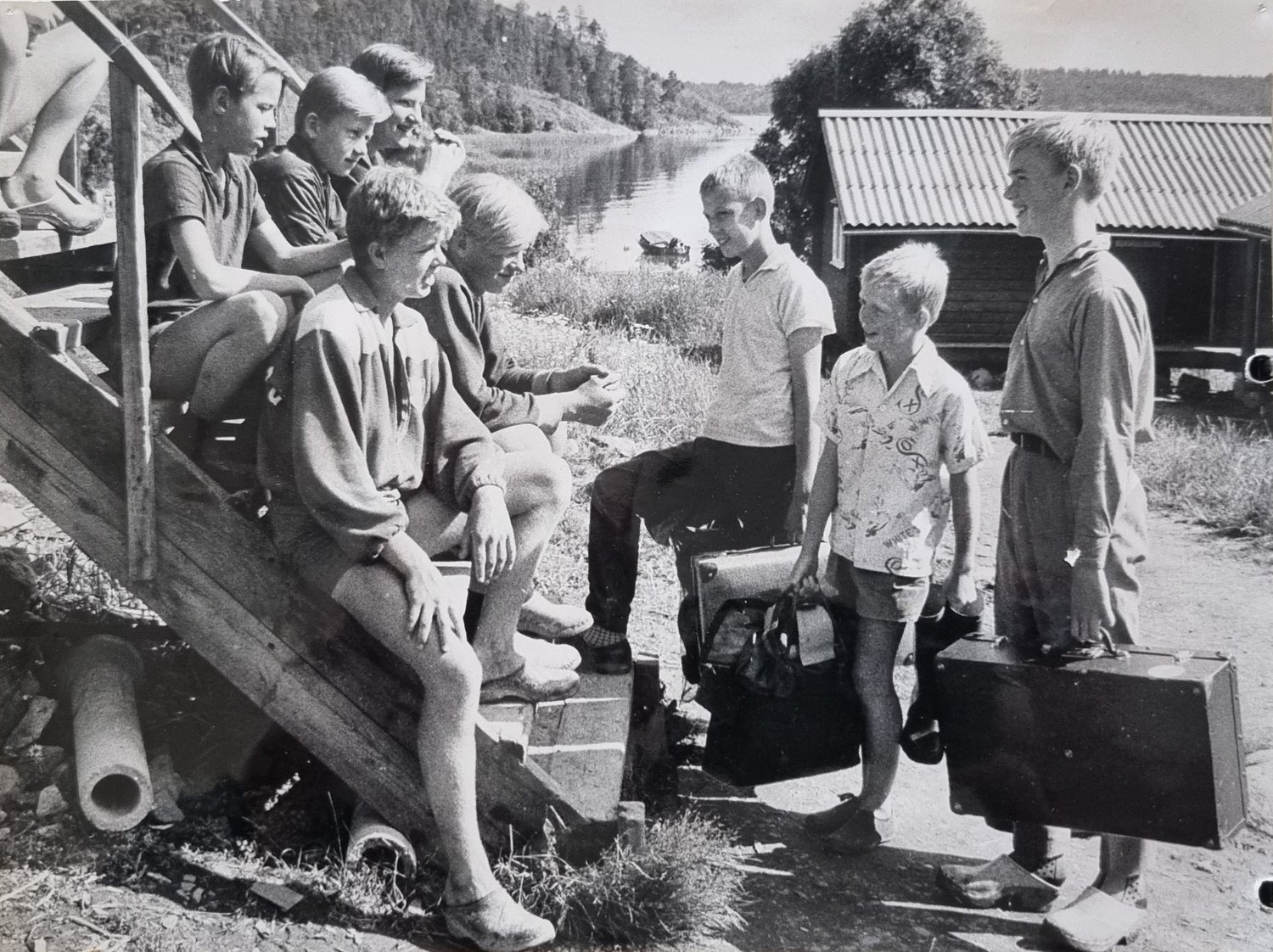 Arkivbild från Brevik, 1960-tal