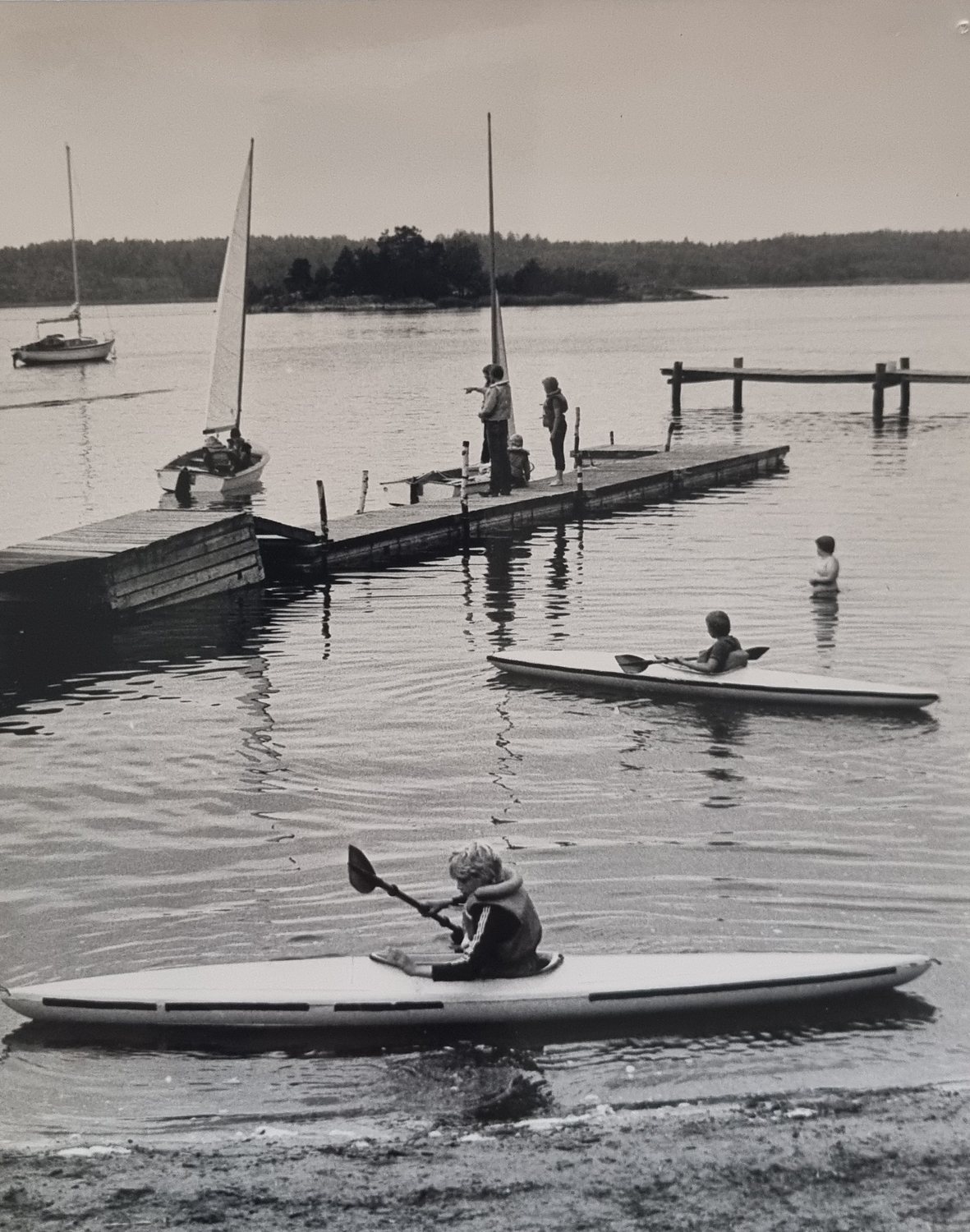 Arkivbild från Brevik, 1970-tal